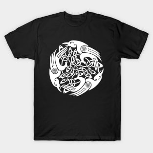 Celtic White Ravens T-Shirt